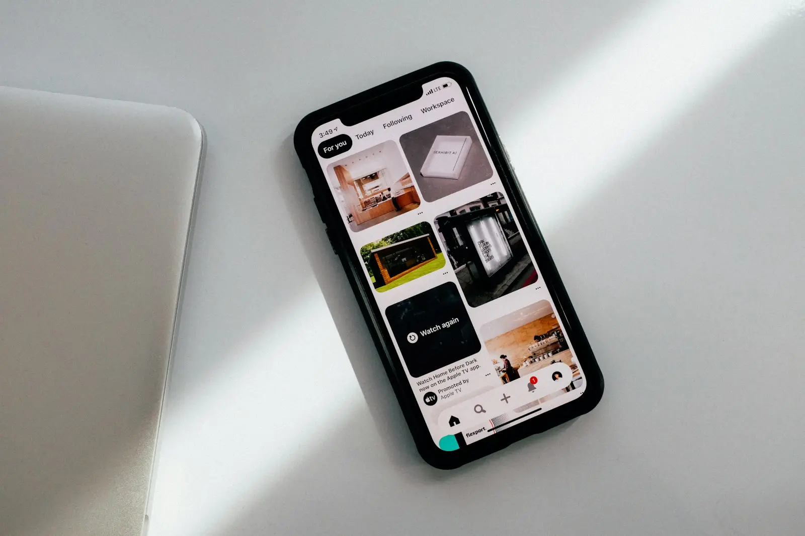 Shopping on a smartphone